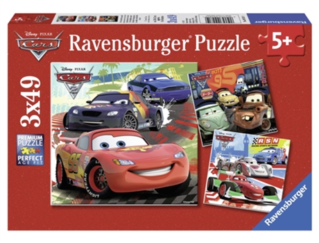 Puzzle RAVENSBURGER Disney Cars: Worldwide Racing Fun rompecabezas 49 pieza(s) Dibujos