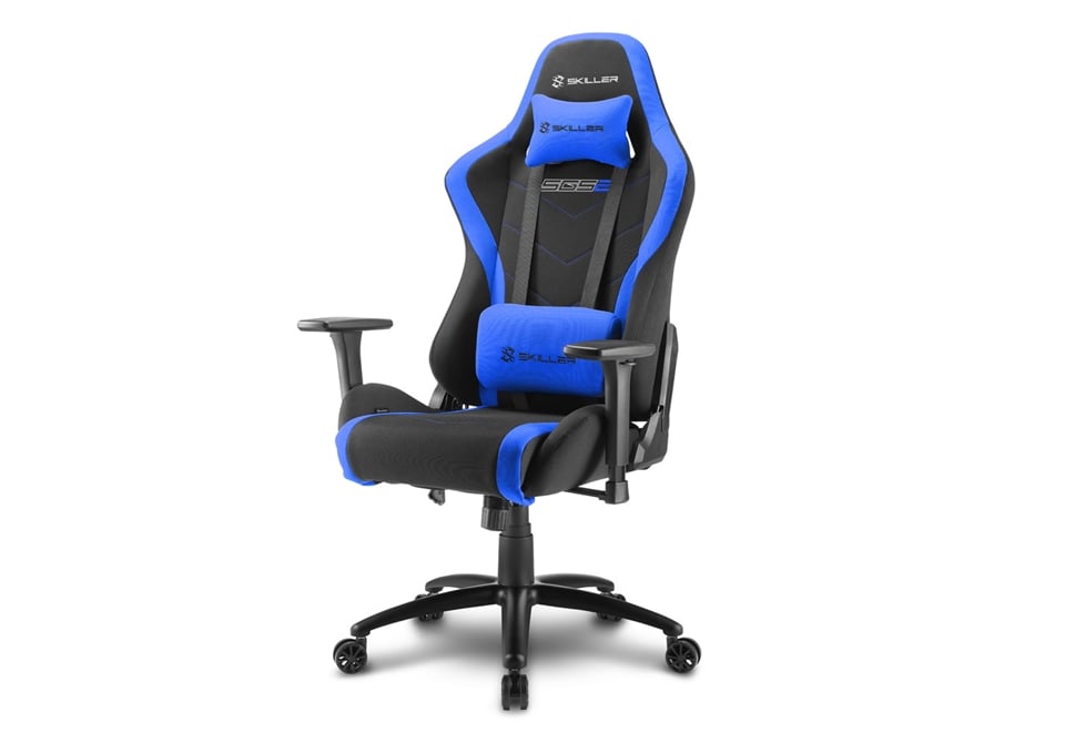 Silla Gaming SHARKOON SKILLER SGS2 (Elevador a Gas Clase 4 - Negro y Azul)