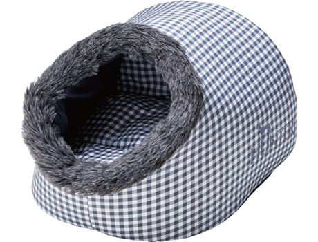 Cama para Perros y Gatos HUNTER Astana (Azul y Blanco - 38x40x27 cm - Algodón)