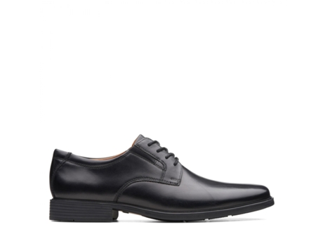 Zapatos Clarks Tilden Plain Black Leather