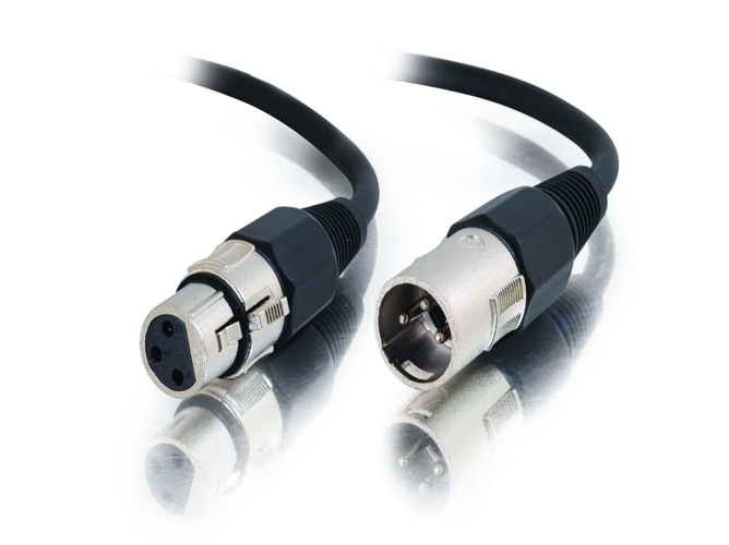 C2g 0.5m Proaudio xlr cable mf de audio 05m 3pin 92g