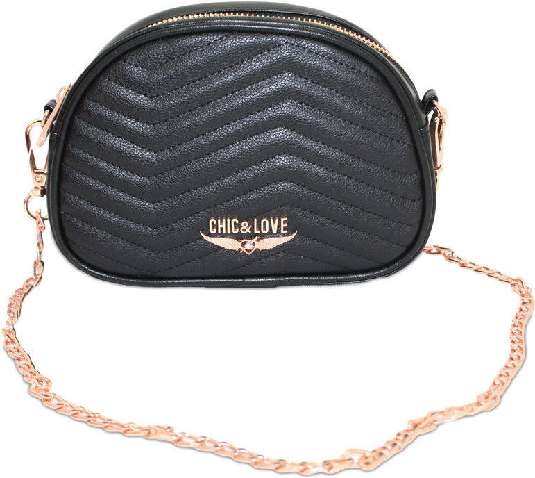 Necessaire CREACIONES JUGAVI Chic & Love Black  (17x12,5x5cm)