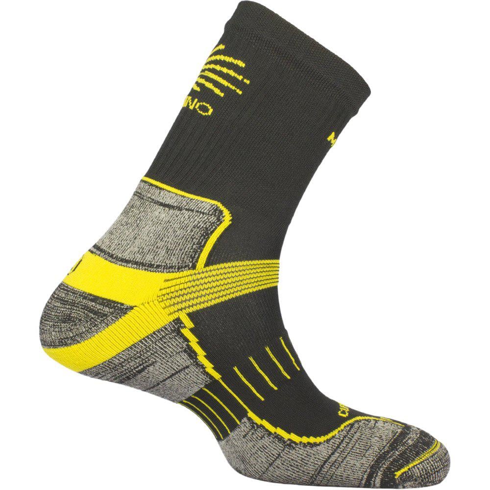 Mund Trekking Montaña antiampollas y termorregulador para el camino de santiago calcetines hombre socks peregrino negro eu 46 49