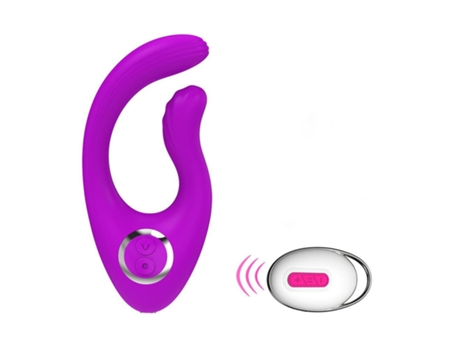 Vibrador de masaje con control remoto inalámbrico con 12 modos de vibración para mujeres (púrpura) VEANXIN