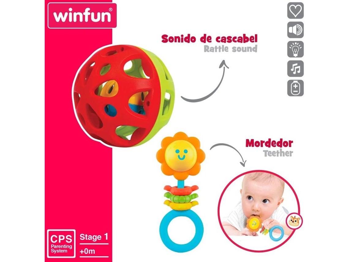Set 4 accesorios para bebé Winfun
