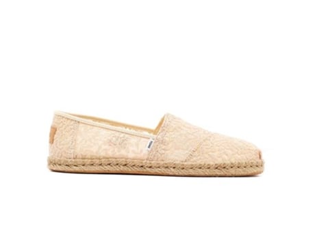 Alpargatas de Mujer TOMS Textil Beige (36)