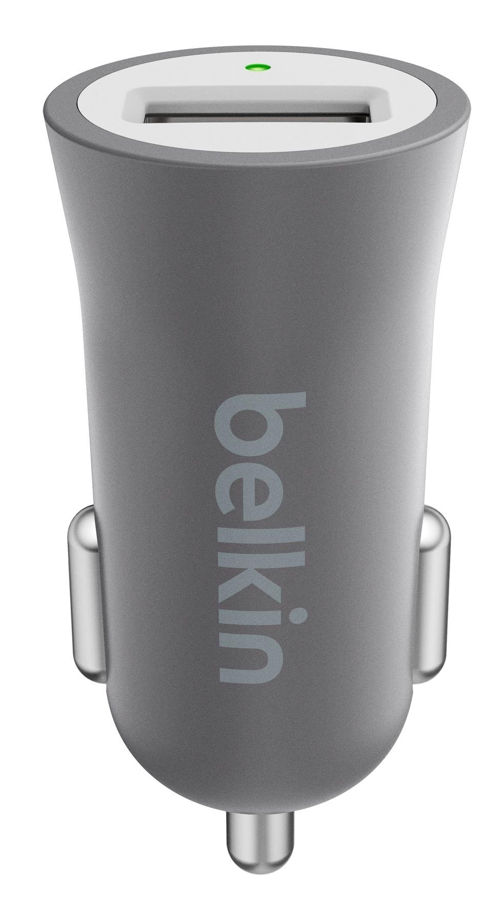 Belkin Mixit Cargador universal para coche gris usb f8m730btgry premium adaptador de corriente 2.4 solo alimentación ipad 1