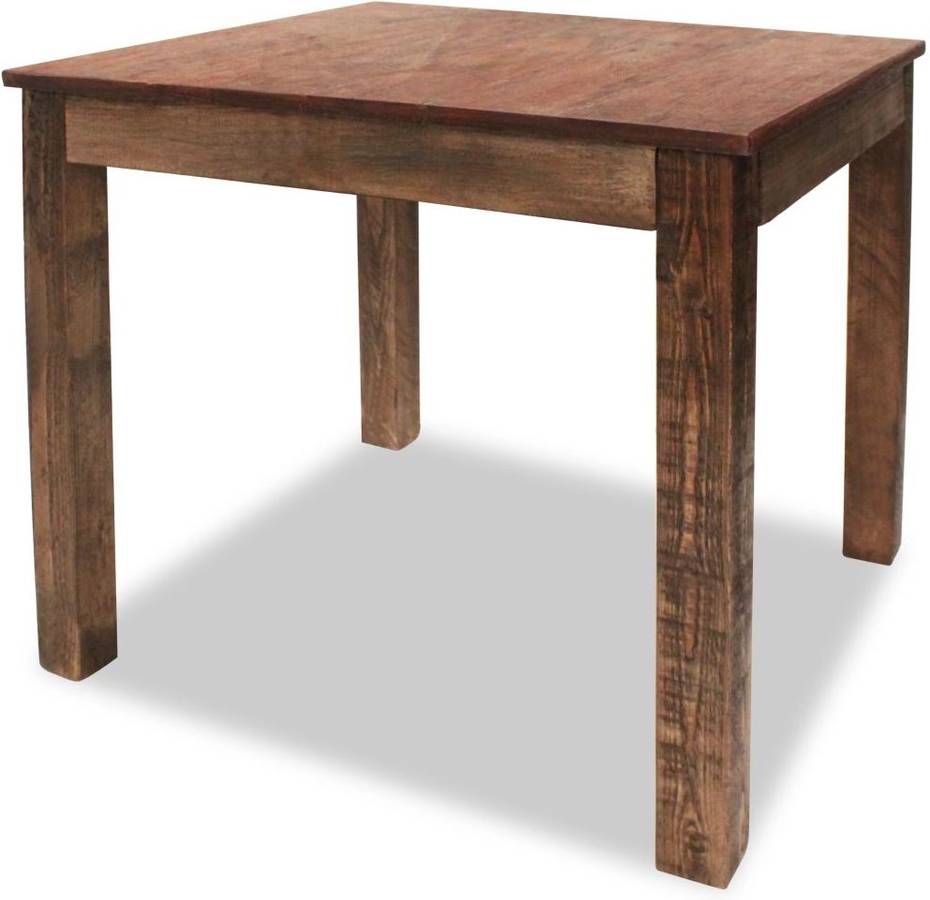 Mesa de Comedor VIDAXL 244495 (Madera Reciclada Maciza -  82x80x76 cm)