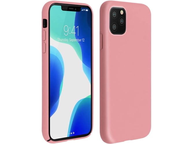 Funda iPhone 11 Pro AVIZAR Silicona Rosa