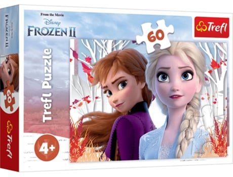 Puzzle TREFL The enchanted world of Anna and Elsa rompecabezas 60 pieza(s) Dibujos