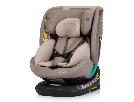 Silla de Auto I-Size 40-150Cm Isofix CHIPOLINO Supreme Macadamia