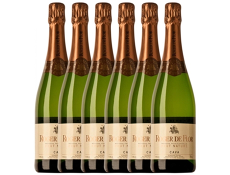 Espumante CODORNÍU Codorníu Roger De Flor Brut Nature Cava Joven (0.75 L - 6 unidades)