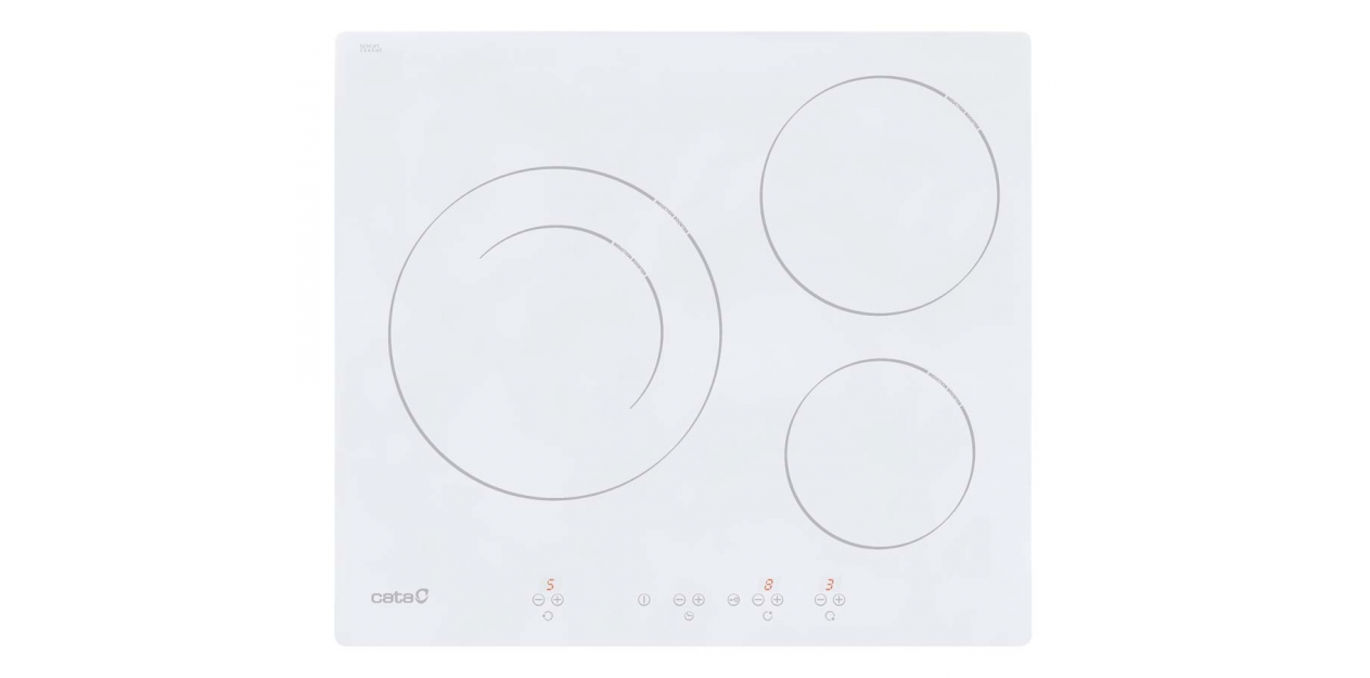 Placa de Inducción CATA IB 6203 WH (Eléctrica - 59 cm - Blanco)