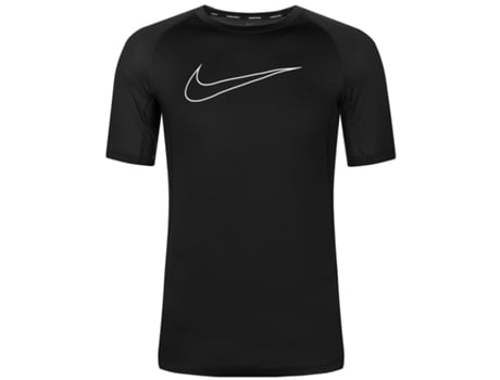 Camiseta NIKE Poliéster Hombre (S - Negro)