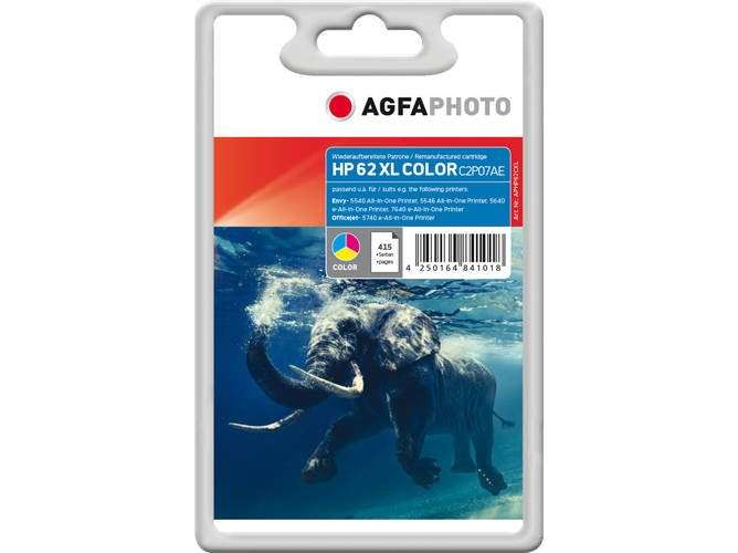 Cartucho de tinta AGFAPHOTO APHP62CXL