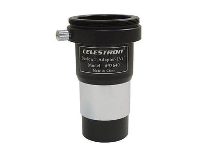 Celestron Adaptador T universal 125 y barlow x2 negro 2x