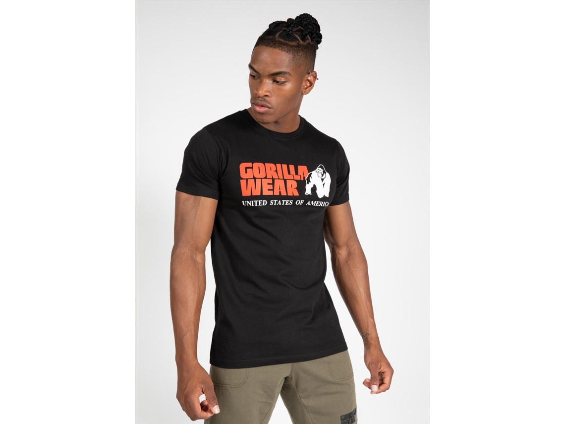 Camiseta Classic GORILLA WEAR (Negro - 4Xl)