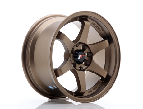 Llanta Japan Racing Jr3 15''X8 Et 25 4X114,3 4X100 Cb 73,1 Bronce