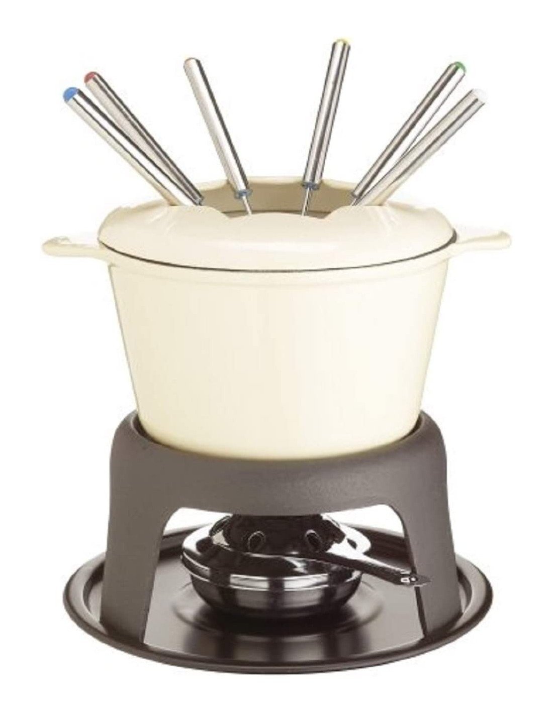 Fondue KITCHEN CRAFT en Hierro Fundido Masterclass Crema