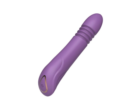 Vibrador telescópico automático con 10 modos de vibración y telescópico de 3 frecuencias (púrpura) VEANXIN