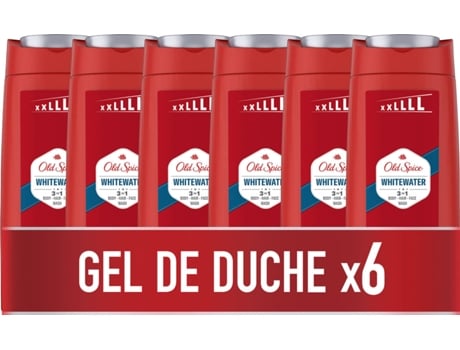 Gel de Baño y Champú OLD SPICE Whitewater (6 x 675 ml)