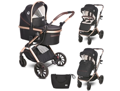 Carrito de bebé duo GLORY hasta 22 Kg de LORELLI black diamond