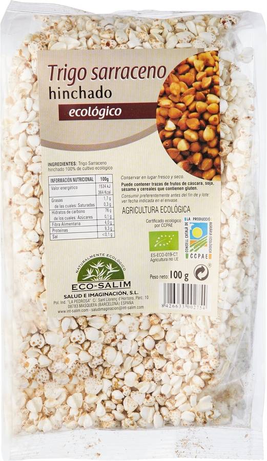 Trigo Sarraceno Hinchado Ecológico ECO SALIM (100 g)