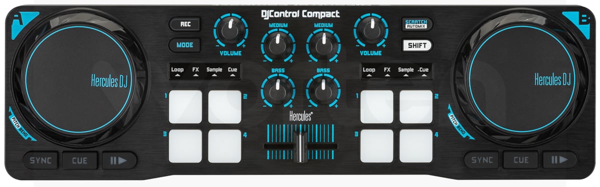 Controlador DJ HERCULES Control Compact (Canales:  -  - USB)