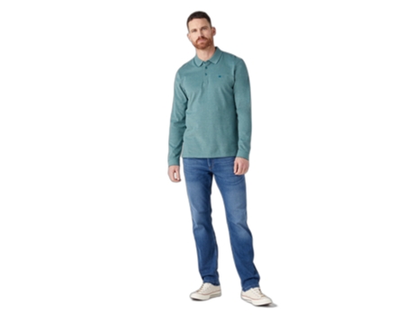 Polo de Hombre WRANGLER Larga Verde (2XL)