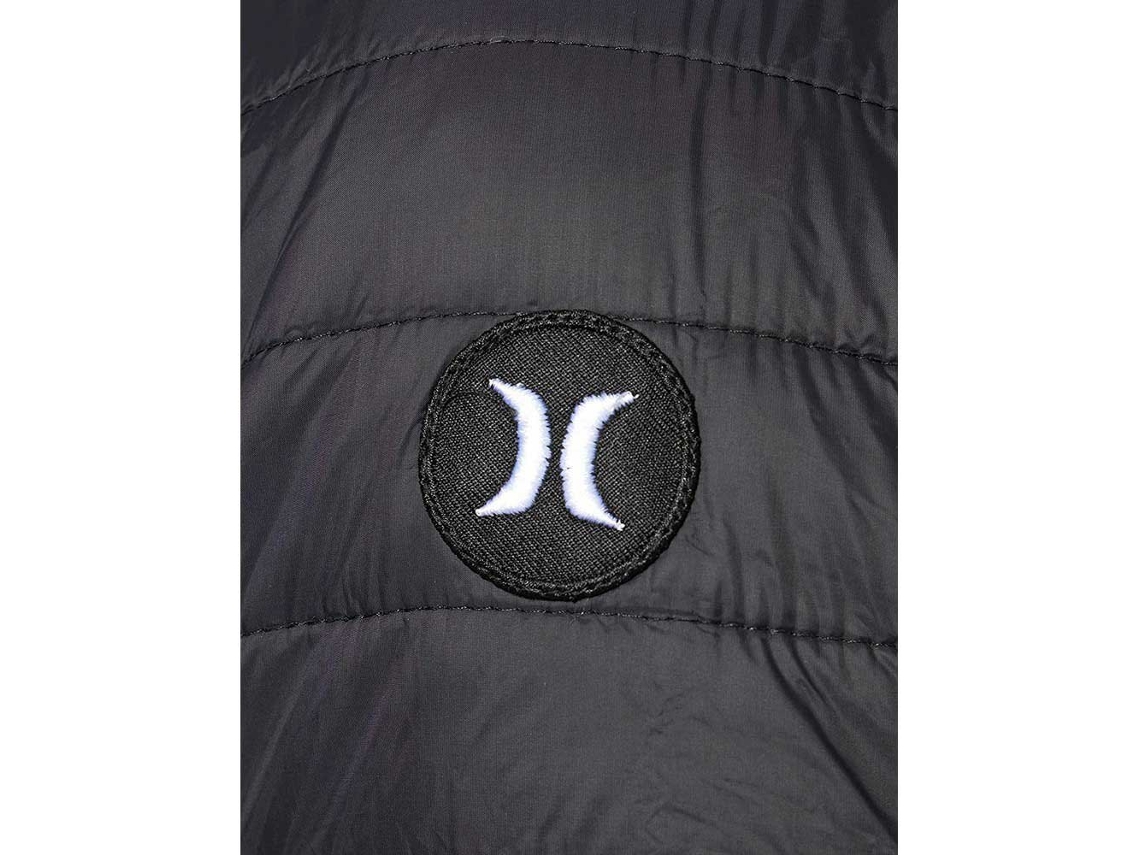 Chaqueta Hurley Balsam Quilted Packable negro Hombre