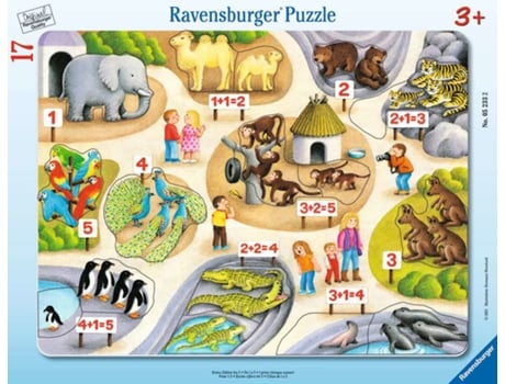 Puzzle RAVENSBURGER Erstes Zählen bis 5 rompecabezas 17 pieza(s) Educación