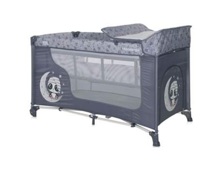 Cama de Viaje LORELLI MoonLight Cool Grey Pandas (2 níveis)