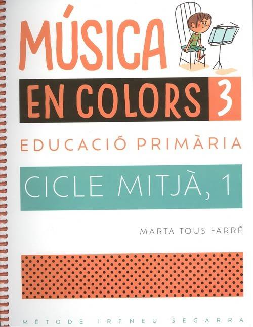 Libro Música En Colors 3 de Marta Tous Farre (Catalán)