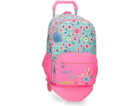 Mochila con Trolley ENSO Love The Nature (Multicolor - 32 x 44 x 17 cm)