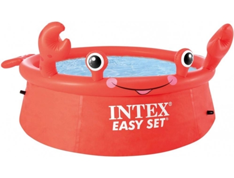 Piscina Hinchable Para niños intex cangrejo 880 l pvc 183x183x51