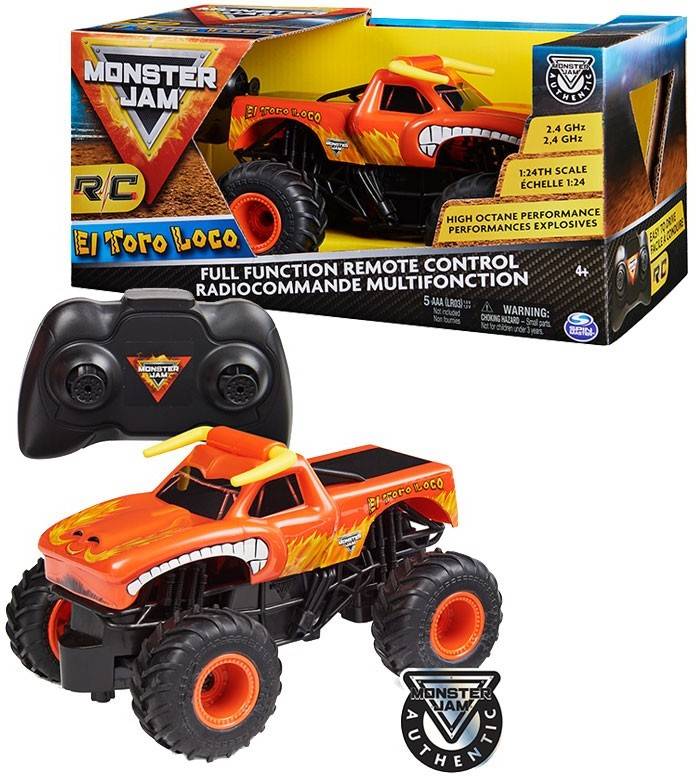 Coche MONSTER JAM Monster Jam Toro Loco Rc 1:24 (Edad Minima: 4 Años)