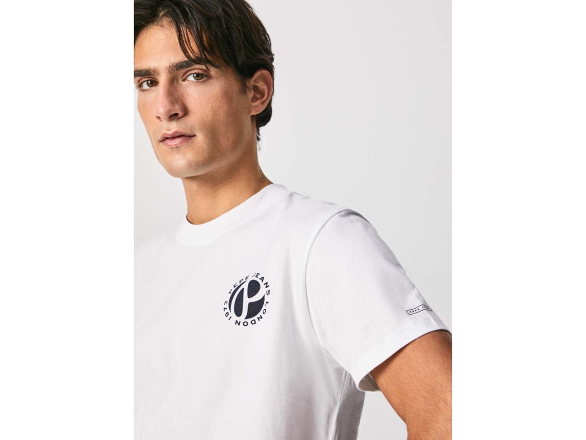 Camiseta pepe jeans online hombre blanca