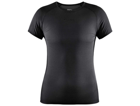 Camiseta de Mujer para Running CRAFT Dry Nanoweight Negro (S)