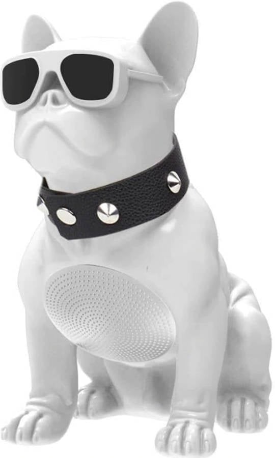 Minialtavoz KLACK Bulldog Bluetooth HD Inalámbrico (Blanco)