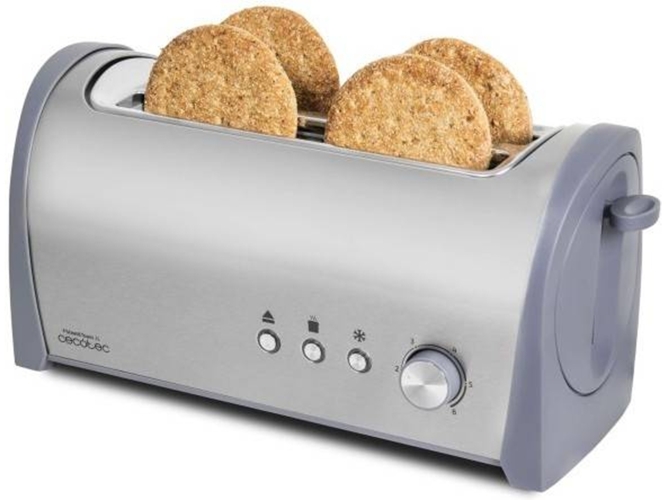 Tostadora CECOTEC Steel&Toast 2L (1400 W)