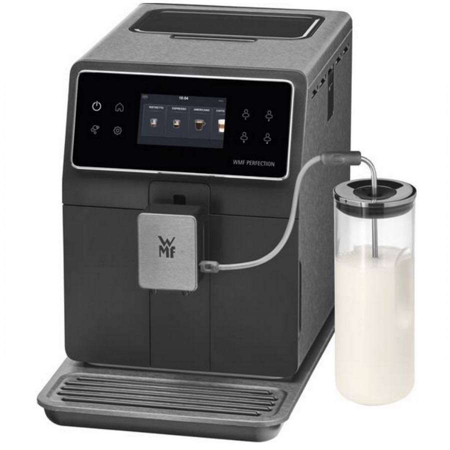 WMF Perfection 840L - Cafetera automática con sistema de leche, 15 bebidas,  doble bloque térmico, mecanismo de acero inoxidable, almacenamiento del  perfil del usuario : : Hogar y cocina