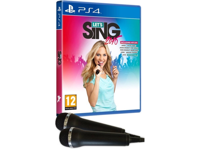 Juego PS4 Lets Sing 2016 + 2 Micros