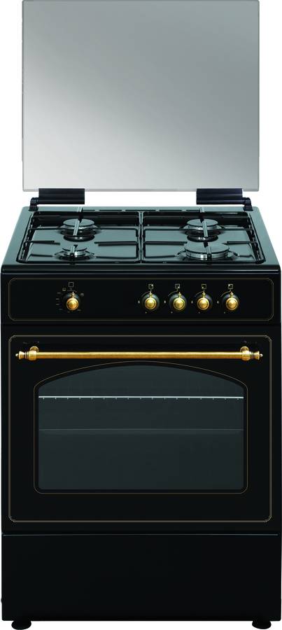 Cocina VITROKITCHEN RU6060B (64 L - Gas Butano-propano - Negro)