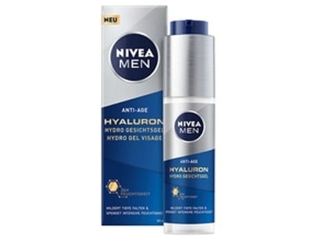 NIVEA - Men Hyaluron Anti-Age Hydro Gel Visage - Refreshing skin gel 50ml