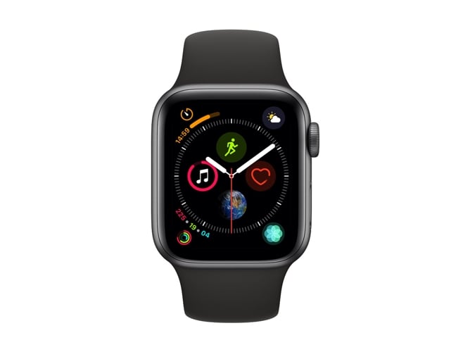 APPLE Watch Series 4 Cellular 40mm deportivo gris espacial, negro