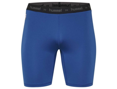 Pantalones Ajustados para Hombre HUMMEL Malla Corta First Performance Azul para Fútbol (XL)