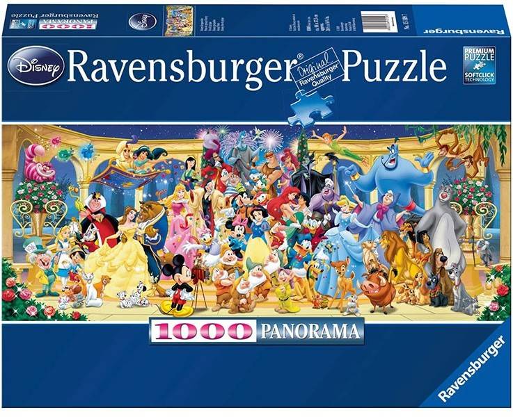 Puzzle RAVENSBURGUER Disney Panoramic (1000 piezas)