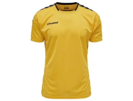 Camiseta de Hombre para Fútbol HUMMEL Authentic Poly Amarillo (2XL)