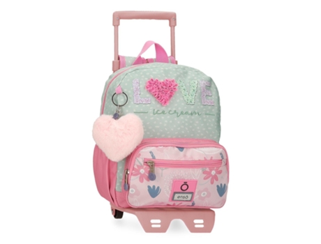 Mochila ENSO Love ice cream 28cm con carro