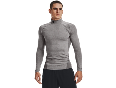 Blusa Interior para Mombre UNDER ARMOUR Con Cuello Alto Coldgear® Gris (Talla: 3XL)